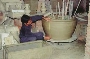 Hoạt động nghề gốm Thổ Hà - ảnh chụp 2008