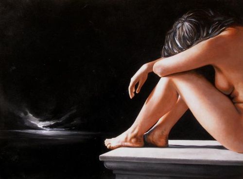 Oil Paintings of Nude Females by Danilo Ricciardi Italy