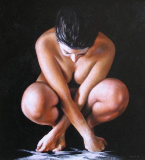 Oil Paintings of Nude Females by Danilo Ricciardi Italy